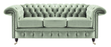 Load image into Gallery viewer, Savoy Chesterfield Sofa Sky Allure Velvet