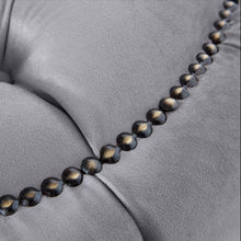Load image into Gallery viewer, Nuvol Footstool Silver Boutique Velvet