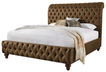 Load image into Gallery viewer, Tan Vegan Leather Milano Bed