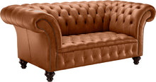Load image into Gallery viewer, Venetia Chesterfield Sofa Bruciato Old English Leather