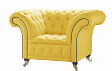 Load image into Gallery viewer, Venetia Chesterfield club Yellow House Leather