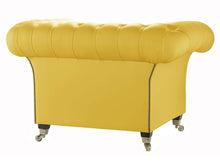 Load image into Gallery viewer, Venetia Chesterfield club Yellow House Leather