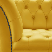 Load image into Gallery viewer, Venetia Chesterfield club Yellow House Leather